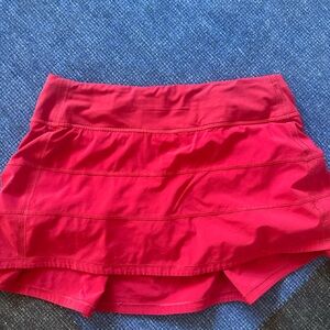 Lululemon Athletica Red Skort